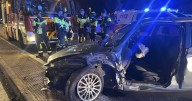 Dos personas resultan heridas, una de ellas grave, tras chocarse con otro coche en Carabanchel