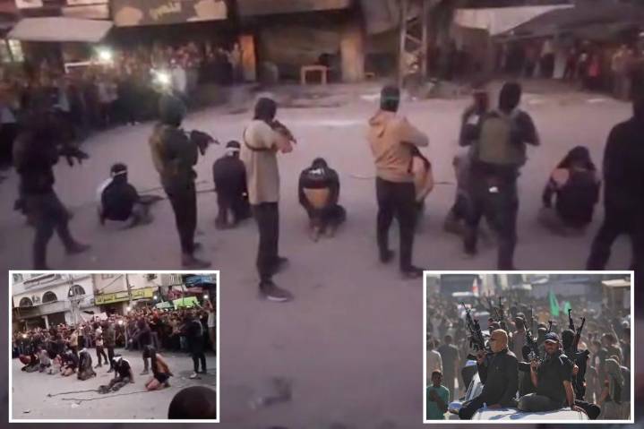 Hamas has public executions hours after signing peace treaty with Israel