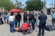 Impactante choque de motos en el B° Siglo XXI: una mujer fue hospitalizada