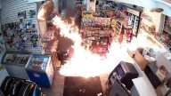 Masked men torch Winnipeg convenience store