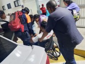 Motorizado herido tras colisión en Los Coquitos