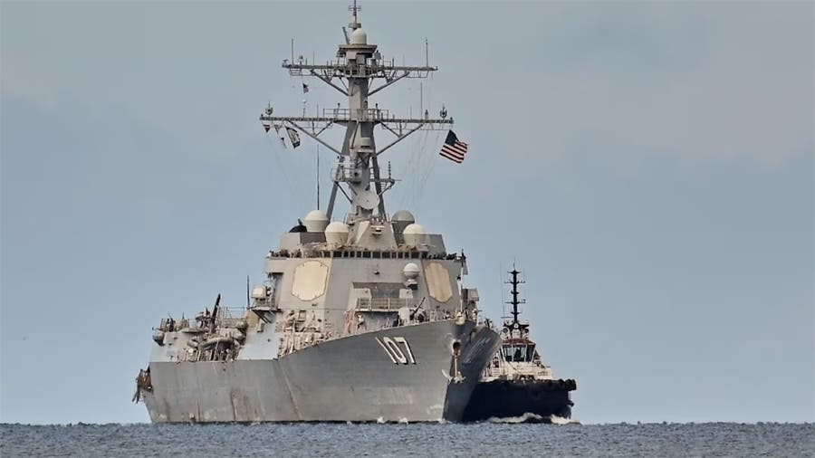 Tensión en el Caribe: un buque de guerra de Estados Unidos aparcó frente a las costas venezolanas