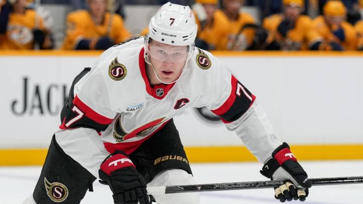 Senators’ Brady Tkachuk eager to return after thumb surgery