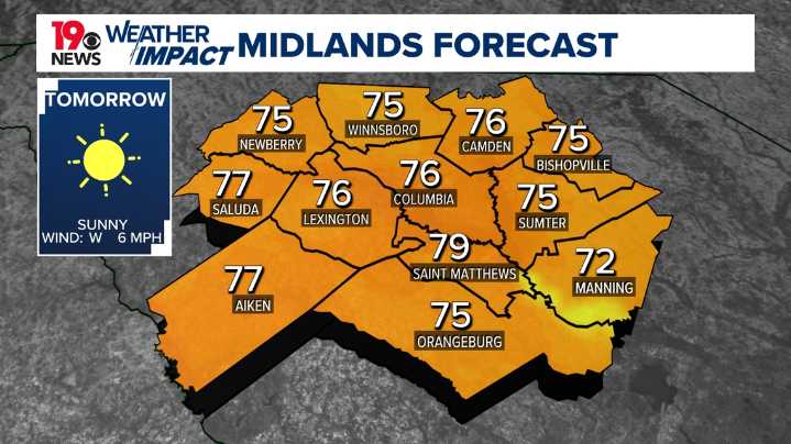 Fall weather continues with chilly mornings and sunny afternoons
