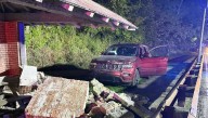Allegheny County: Driver smashes into gazebo, allegedly thought path was road