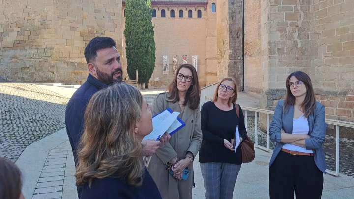 En marcha la rehabilitación de las cubiertas de la Catedral de Barbastro