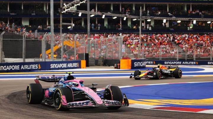 Video: la espectacular largada de Franco Colapinto en el GP de Singapur