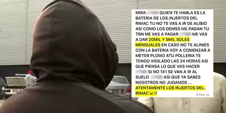 ‘Los Injertos del Rímac’ amenazan a empresario: extorsionan pollería y exigen 20 mil soles bajo amenaza de muerte