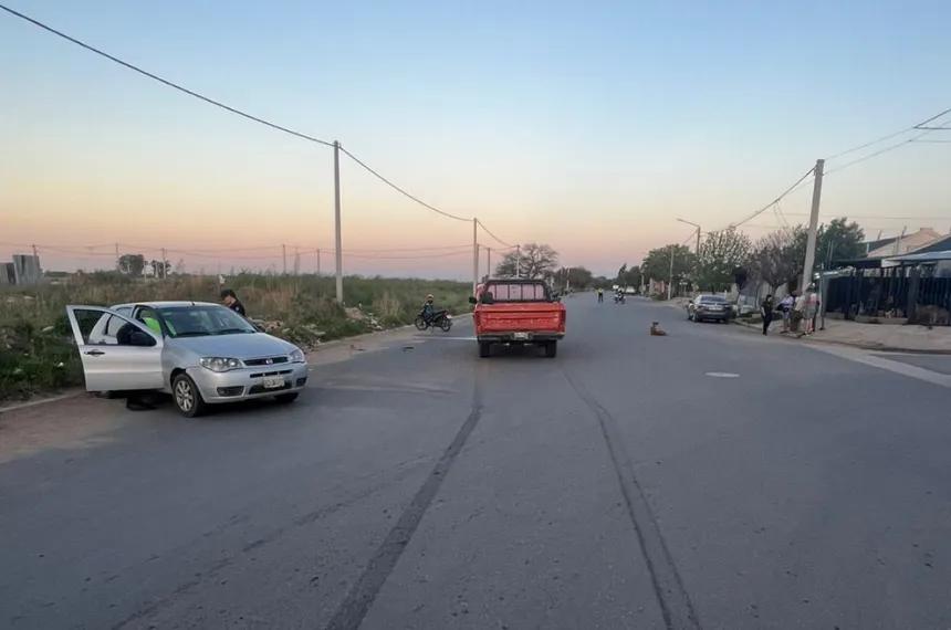 Un herido luego de un fuerte choque en Santa Rosa