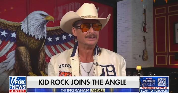 Kid Rock Rants Against College ‘Chicks’ With ‘Blue Hair, Five Nose Rings’ On Fox