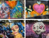Grafitean muro de panteón de Xoco