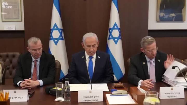 Netanyahu says Israel will decide which foreign troops acceptable