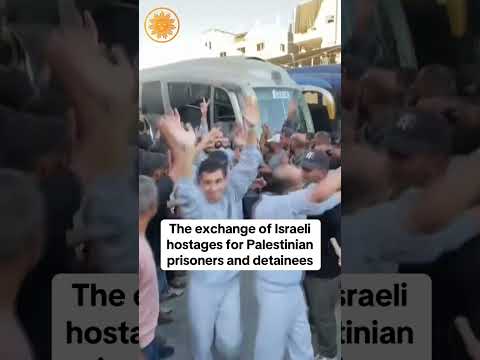 Emotional reunions after Israel-Hamas peace deal takes effect #shorts