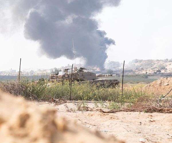 Gaza's civil defence says four killed by Israeli fire