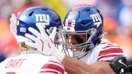 Giants lead Broncos 13-0 at halftime