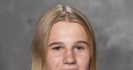 Prep talk: Freshman Lucia Khamenia, sister of Nikolas, ready to show she has game