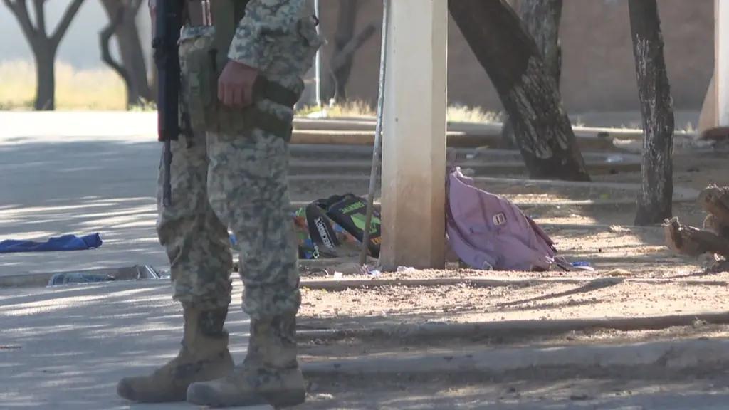 Balean a Hombre cuando Llevaba a Dos Niños a la Escuela, en Hermosillo