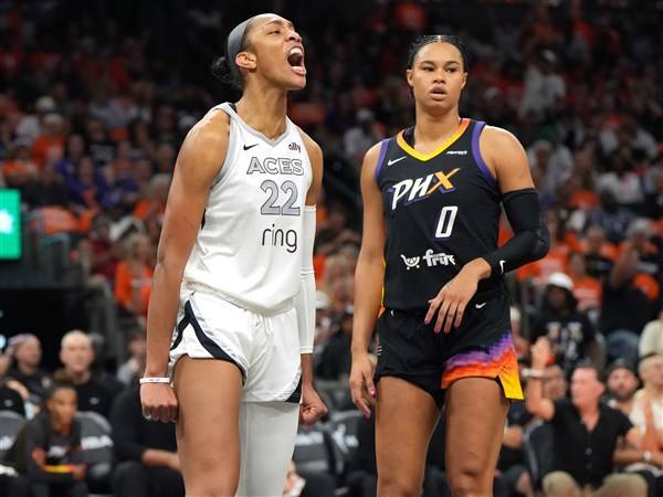 Wilson hits last-second jumper to lift Aces over Mercury 90