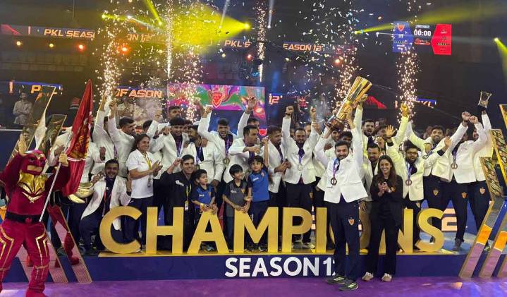 Dabang Delhi crowned PKL Season 12 champions; wins thriller against Puneri Paltan in final