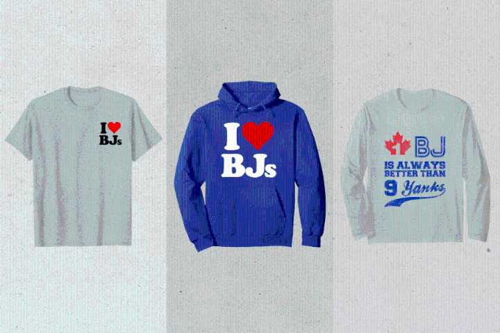 Toronto Blue Jays 'I Heart BJs' T-Shirt, Merch: Where to Buy Online