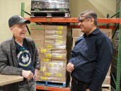Timmins restaurant owner makes good on promise of monthly cheques to food bank