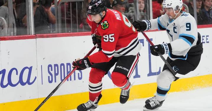 Burakovsky scores as Chicago beats the Utah Mammoth 2-1 for Blashill's first win with the Blackhawks