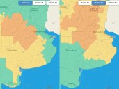 El noroeste bonaerense, con suelos anegados y bajo alerta naranja por tormentas