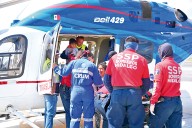Al momento, 284 traslados  por vía aérea