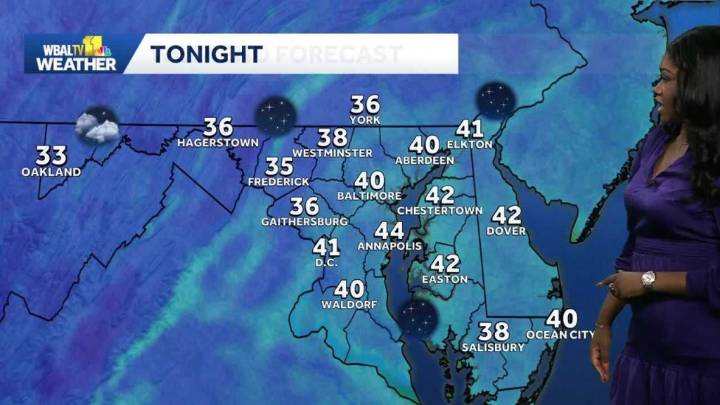 Weather: Sunny and chilly across Maryland