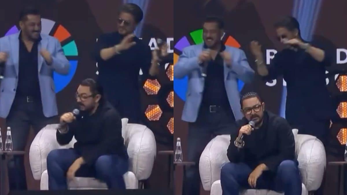 Aamir Khan Sings At Saudi Event, SRK And Salman’s Cute Reaction Wins The Internet