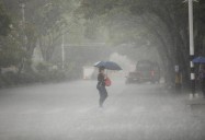 Fuerte aguacero en Medellín: cayó granizo y hubo tormenta eléctrica