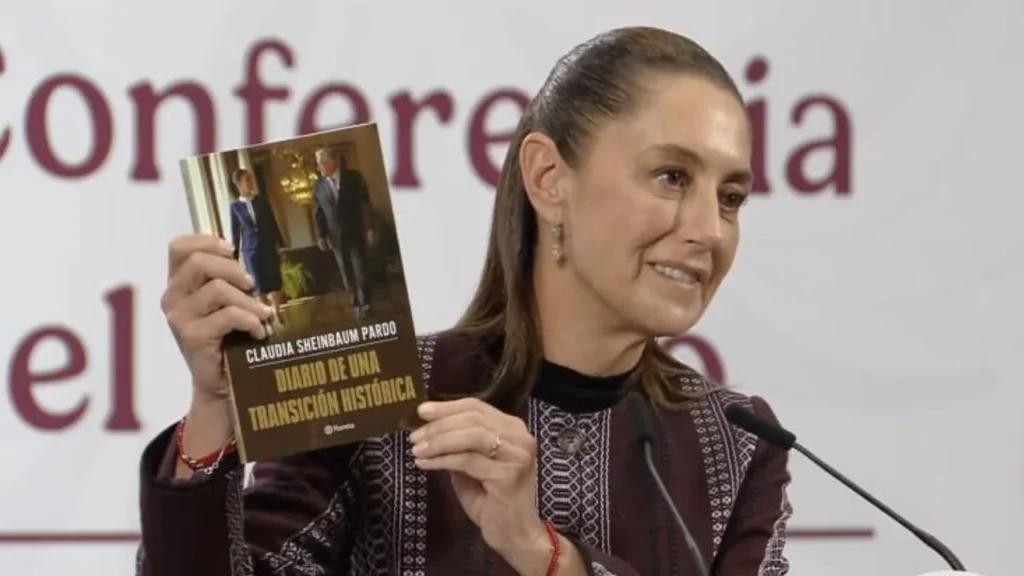 Sheinbaum presenta en la Mañanera su libro 'Diario de una transición histórica'