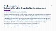 Techie joins new company with 100% hike, gets appraisal in 4 months