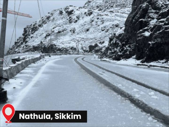 Heavy snowfall on India-China border:Red alert in Sikkim; cyclone Montha causes rain in Chhattisgarh, delays trains, crops ruined in UP