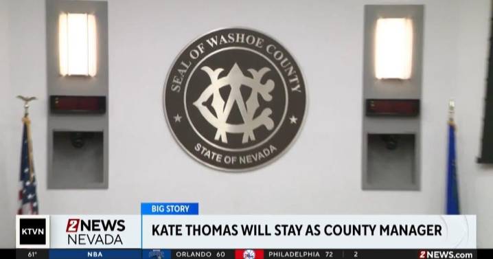 Interim Washoe County Manager Kate Thomas to take over role permanently