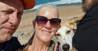 Couple drives 5,000 miles to bring home pup with 'wonky' legs