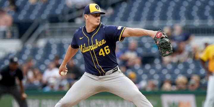 He sat in the nosebleeds for the Cubs’ historic World Series. Now Quinn Priester can end their year