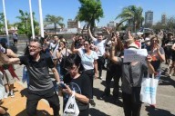 Milei en Santa Fe: una caminata que caótica por incidentes y tensión en la calle