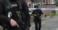 Pictures from Manchester synagogue attack scene as two killed and suspect shot dead