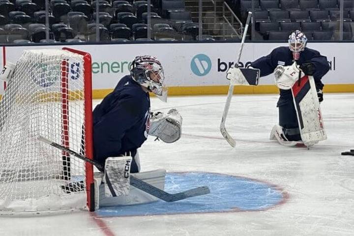 Harmony in goal: Blue Jackets' Elvis Merzlikins, Jet Greaves enjoying partnership, success