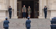Presidente José Jerí encabezó tradicional cambio de guardia en Palacio de Gobierno