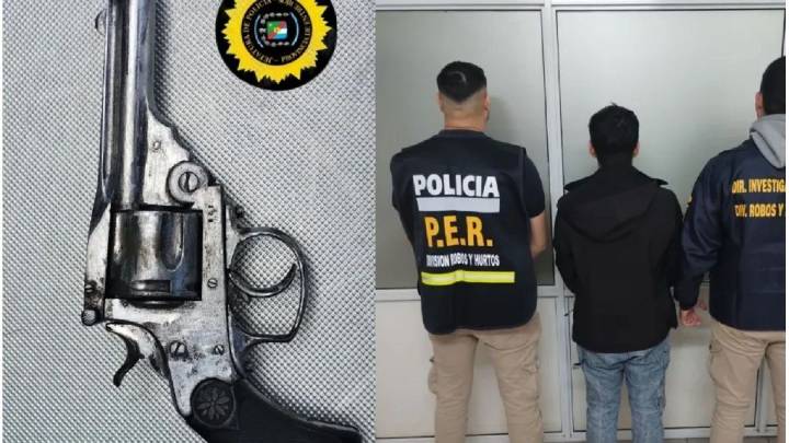 Paraná: detuvieron a un joven por vender un arma de fuego por redes sociales