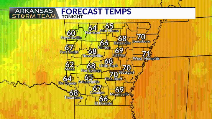 Arkansas Storm Team Forecast: It's Not Much, But Noticeably Cooler Air Likely