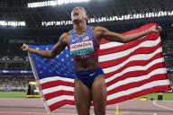 Long Jumper Tara Davis-Woodhall Explains Tears During National Anthem: ‘I Do Believe in My Country’