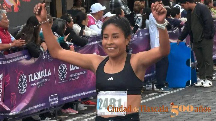 Corrieron dos mil 500 atletas el Medio Maratón Tlaxcallan 500 Años