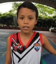 Joven promesa del baloncesto -