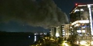 Firefighters respond to fire with heavy smoke at metal recycling plant in Vancouver