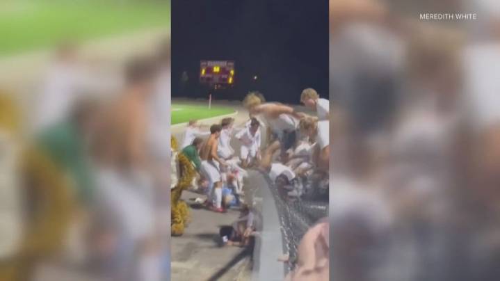 Officials: Railing that collapsed at Louisville high school game was recently inspected