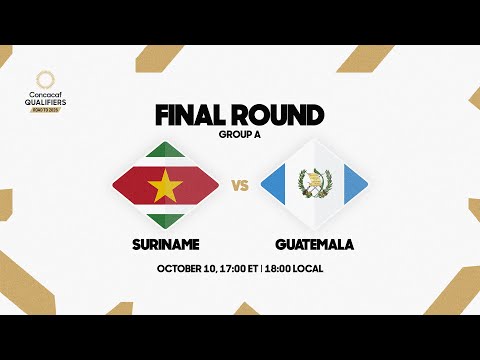 Guatemala vs. Surinam (1-1): resumen y goles del partido por Eliminatorias Concacaf 
