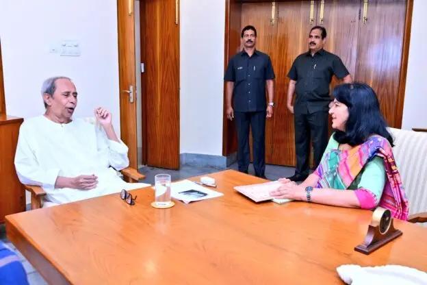 Lovely Meeting Indeed! Aparajita Sarangi Calls On Naveen Patnaik At His Bhubaneswar Residence